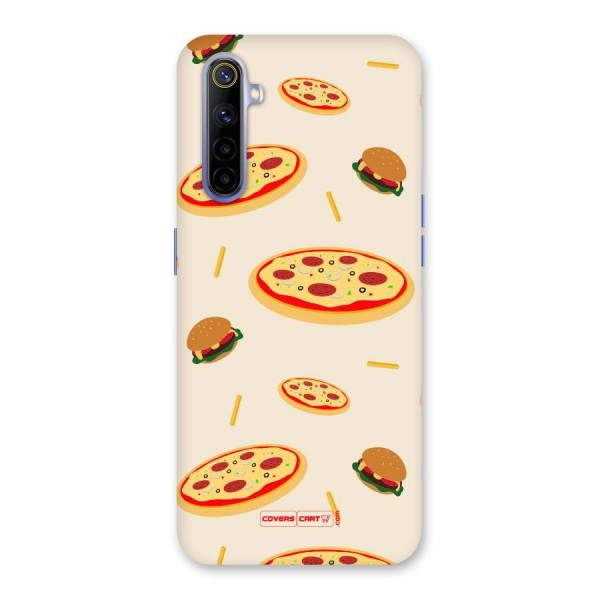 Pizza and Burger Love Back Case for Realme 6i