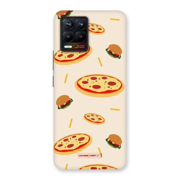 Pizza and Burger Love Back Case for Realme 8