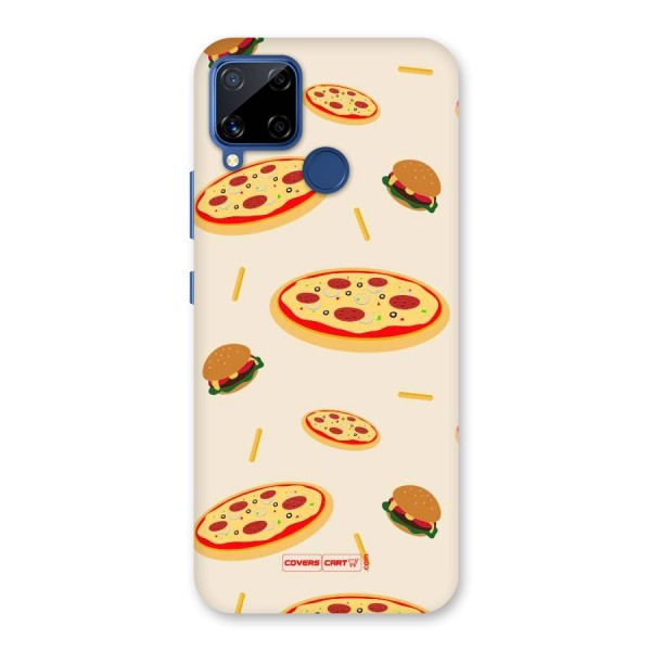 Pizza and Burger Love Back Case for Realme C12