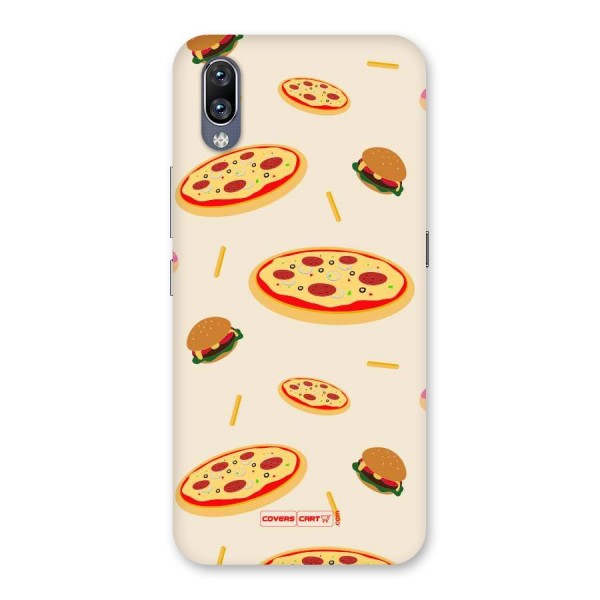 Pizza and Burger Love Back Case for Vivo NEX