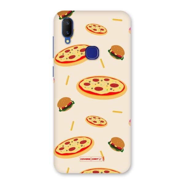 Pizza and Burger Love Back Case for Vivo V11