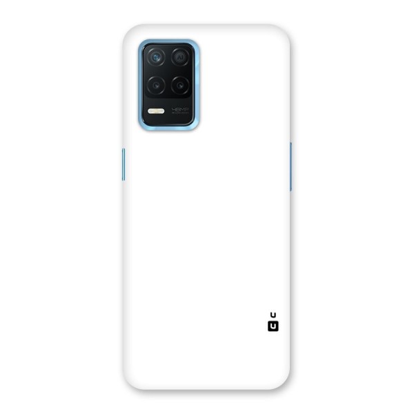 Plain White Back Case for Realme 8 5G