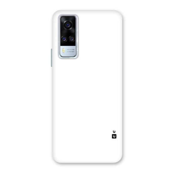 Plain White Back Case for Vivo Y31