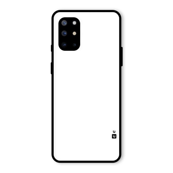 Plain White Glass Back Case for OnePlus 8T