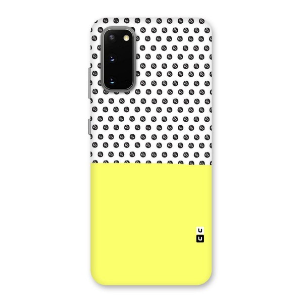 Plain and Pattern Back Case for Galaxy S20