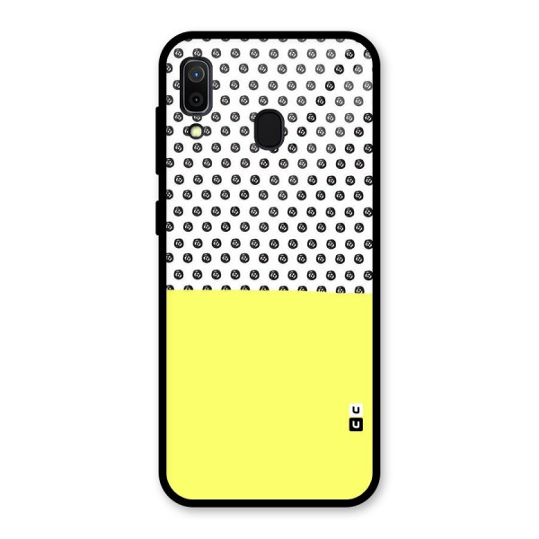 Plain and Pattern Glass Back Case for Galaxy A30