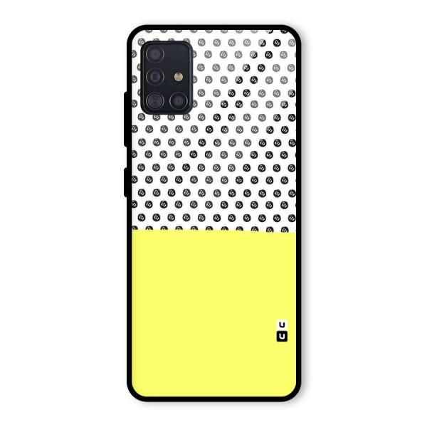 Plain and Pattern Glass Back Case for Galaxy A51