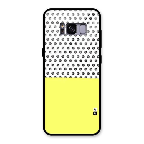 Plain and Pattern Glass Back Case for Galaxy S8