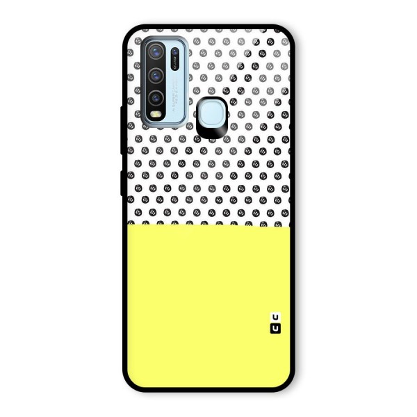 Plain and Pattern Glass Back Case for Vivo Y30