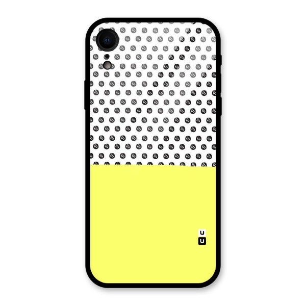 Plain and Pattern Glass Back Case for XR