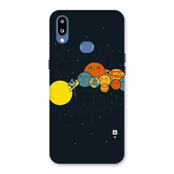 Planet Family Back Case for Galaxy M01s