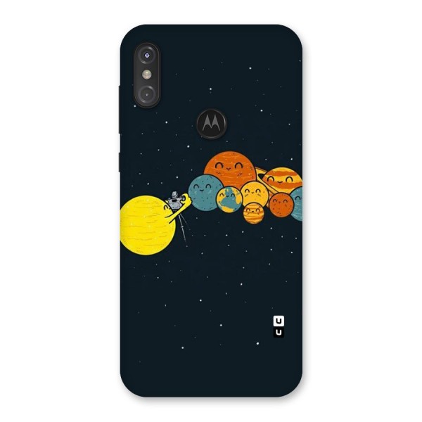 Planet Family Back Case for Motorola One Power