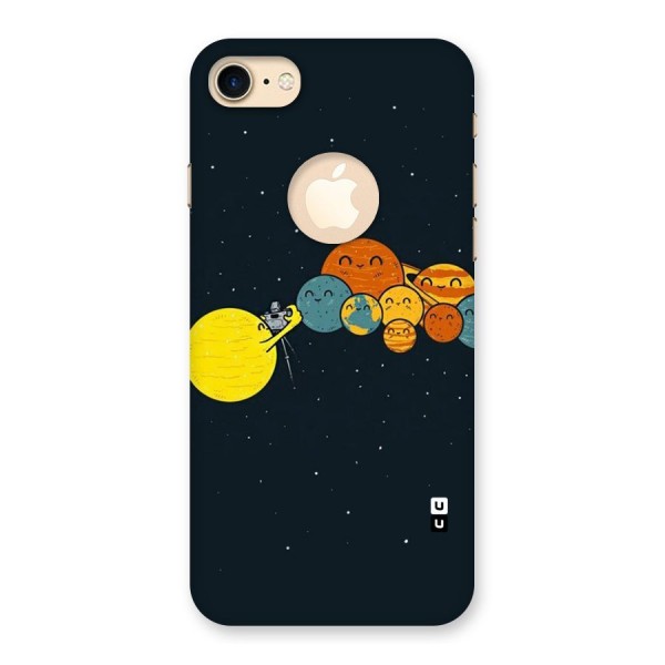 Planet Family Back Case for iPhone 8 Logo Cut