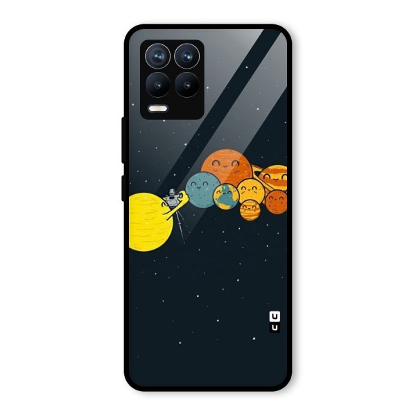 Planet Family Glass Back Case for Realme 8 Pro