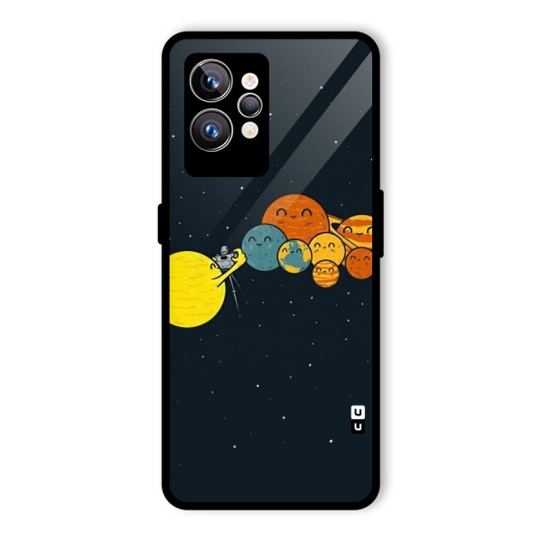 Planet Family Glass Back Case for Realme GT2 Pro