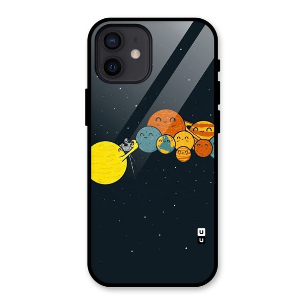 Planet Family Glass Back Case for iPhone 12