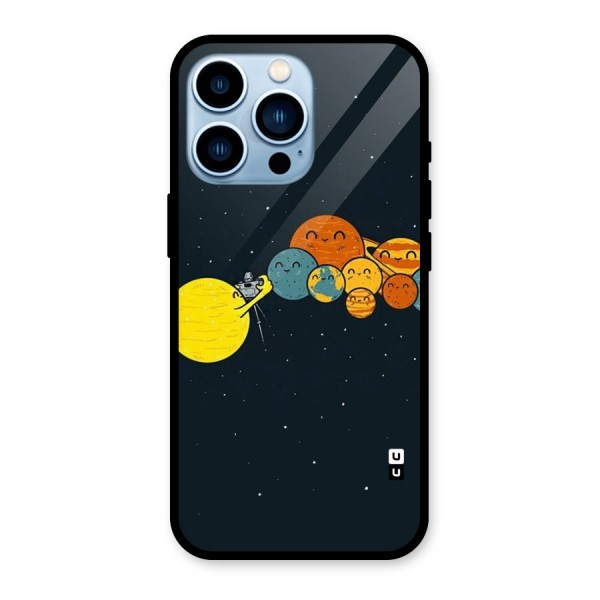 Planet Family Glass Back Case for iPhone 13 Pro