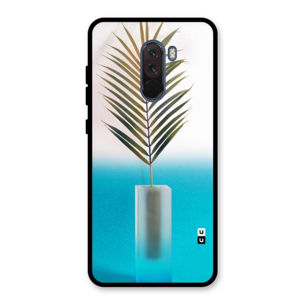 Plant Home Art Glass Back Case for Poco F1