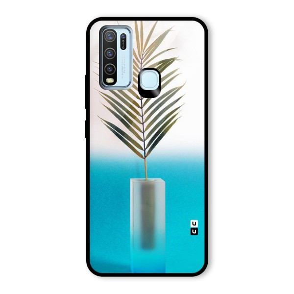 Plant Home Art Glass Back Case for Vivo Y30