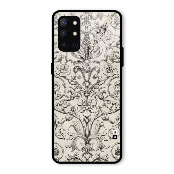 Pleasing Artsy Design Glass Back Case for OnePlus 9R