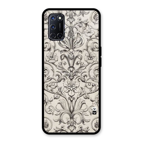 Pleasing Artsy Design Glass Back Case for Oppo A52