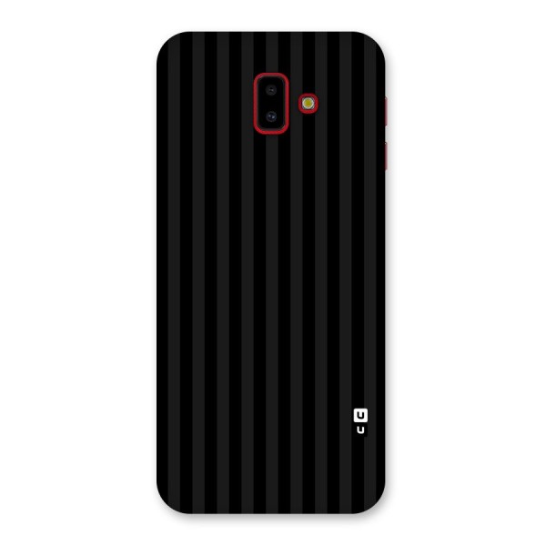 Pleasing Dark Stripes Back Case for Galaxy J6 Plus