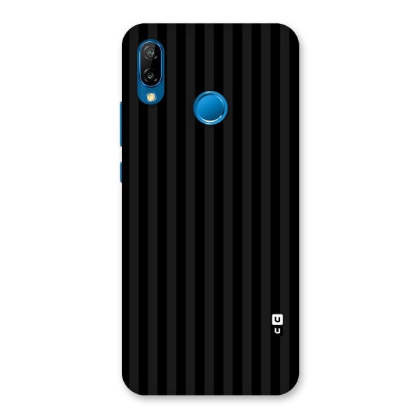 Pleasing Dark Stripes Back Case for Huawei P20 Lite