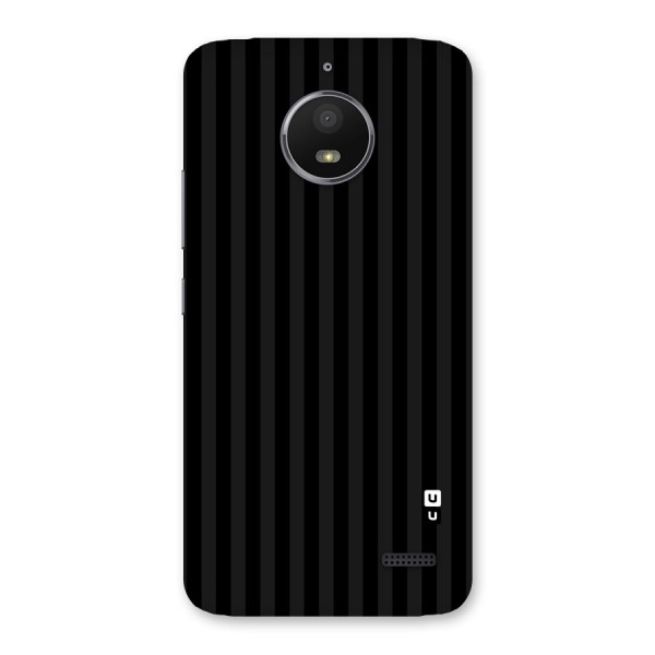 Pleasing Dark Stripes Back Case for Moto E4