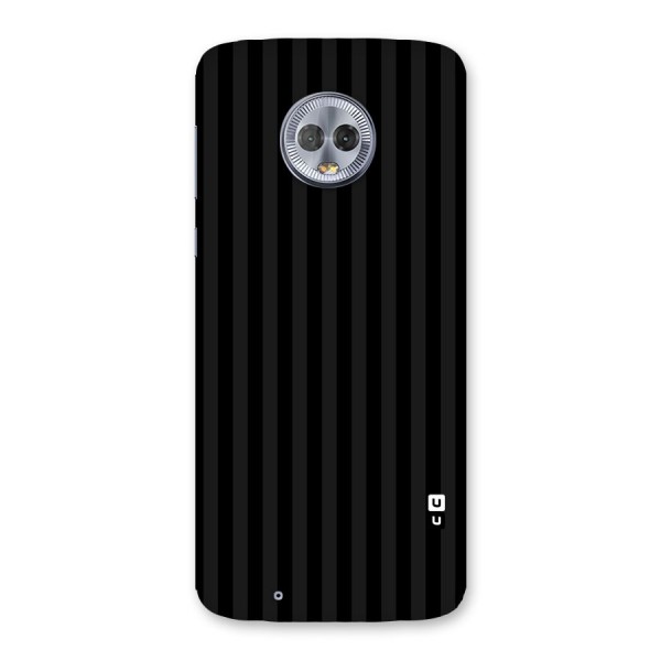 Pleasing Dark Stripes Back Case for Moto G6