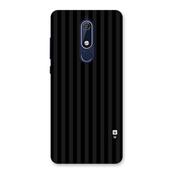 Pleasing Dark Stripes Back Case for Nokia 5.1