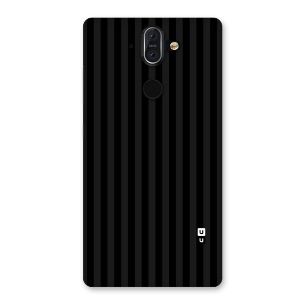 Pleasing Dark Stripes Back Case for Nokia 8 Sirocco