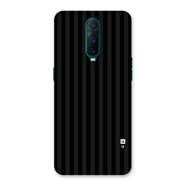 Pleasing Dark Stripes Back Case for Oppo R17 Pro