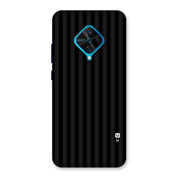 Pleasing Dark Stripes Back Case for Vivo S1 Pro