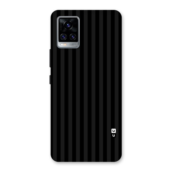 Pleasing Dark Stripes Back Case for Vivo V20 Pro