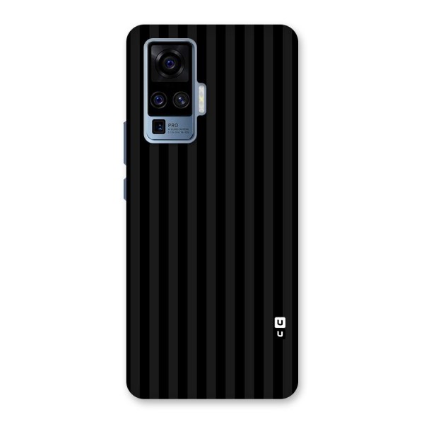 Pleasing Dark Stripes Back Case for Vivo X50 Pro