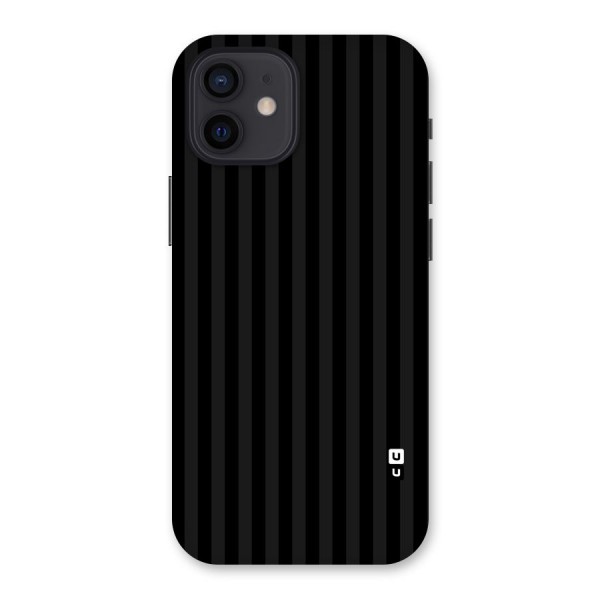 Pleasing Dark Stripes Back Case for iPhone 12