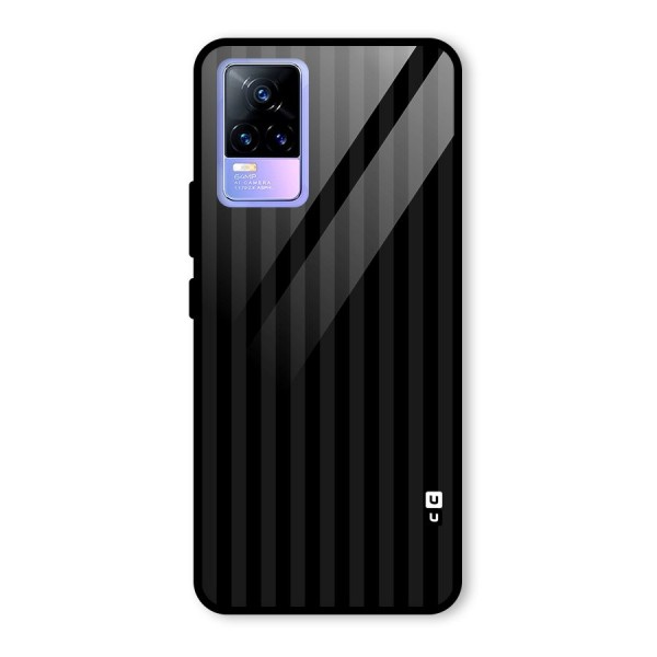 Pleasing Dark Stripes Glass Back Case for Vivo Y73