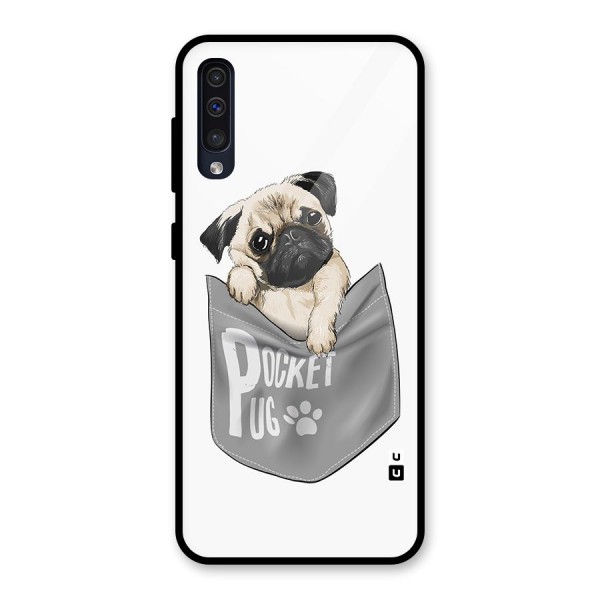 Pocket Pug Glass Back Case for Galaxy A50s