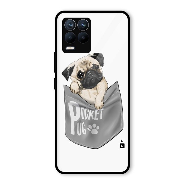 Pocket Pug Glass Back Case for Realme 8 Pro