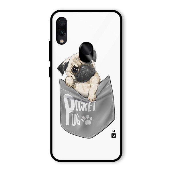 Pocket Pug Glass Back Case for Redmi Note 7