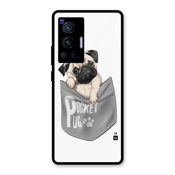 Pocket Pug Glass Back Case for Vivo X70 Pro