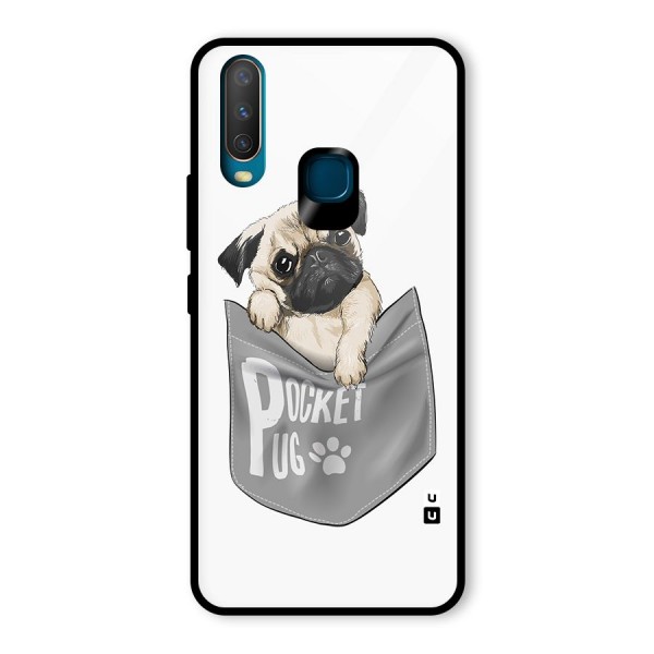 Pocket Pug Glass Back Case for Vivo Y15