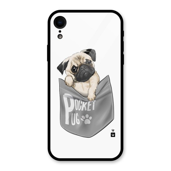 Pocket Pug Glass Back Case for XR