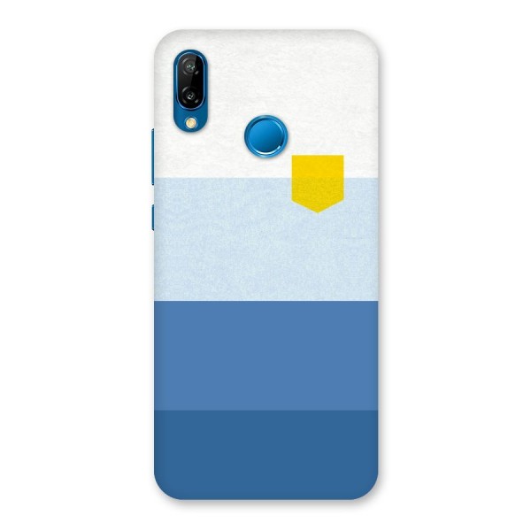 Pocket Stripes. Back Case for Huawei P20 Lite