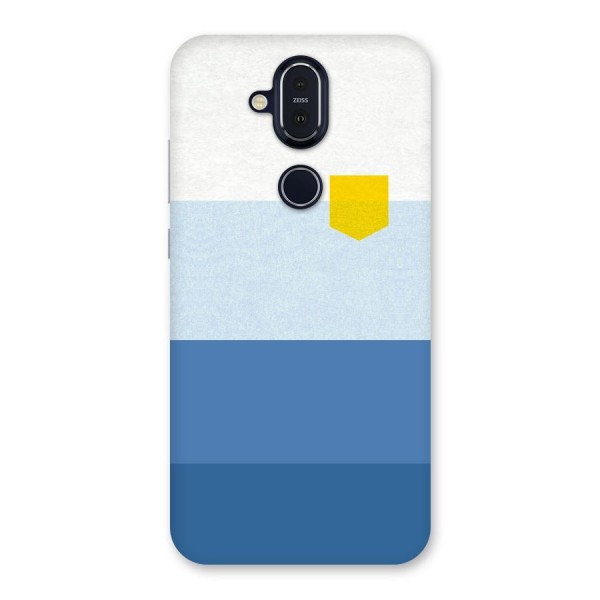 Pocket Stripes. Back Case for Nokia 8.1