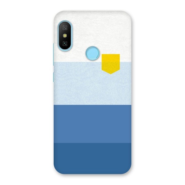 Pocket Stripes. Back Case for Redmi 6 Pro