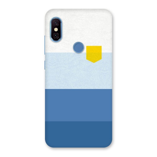 Pocket Stripes. Back Case for Redmi Note 6 Pro