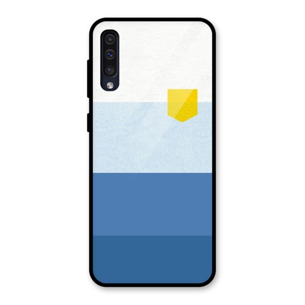 Pocket Stripes. Glass Back Case for Galaxy A50s