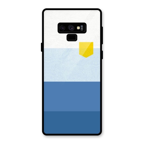 Pocket Stripes. Glass Back Case for Galaxy Note 9