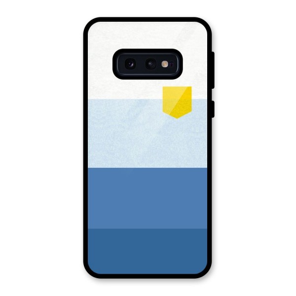 Pocket Stripes. Glass Back Case for Galaxy S10e